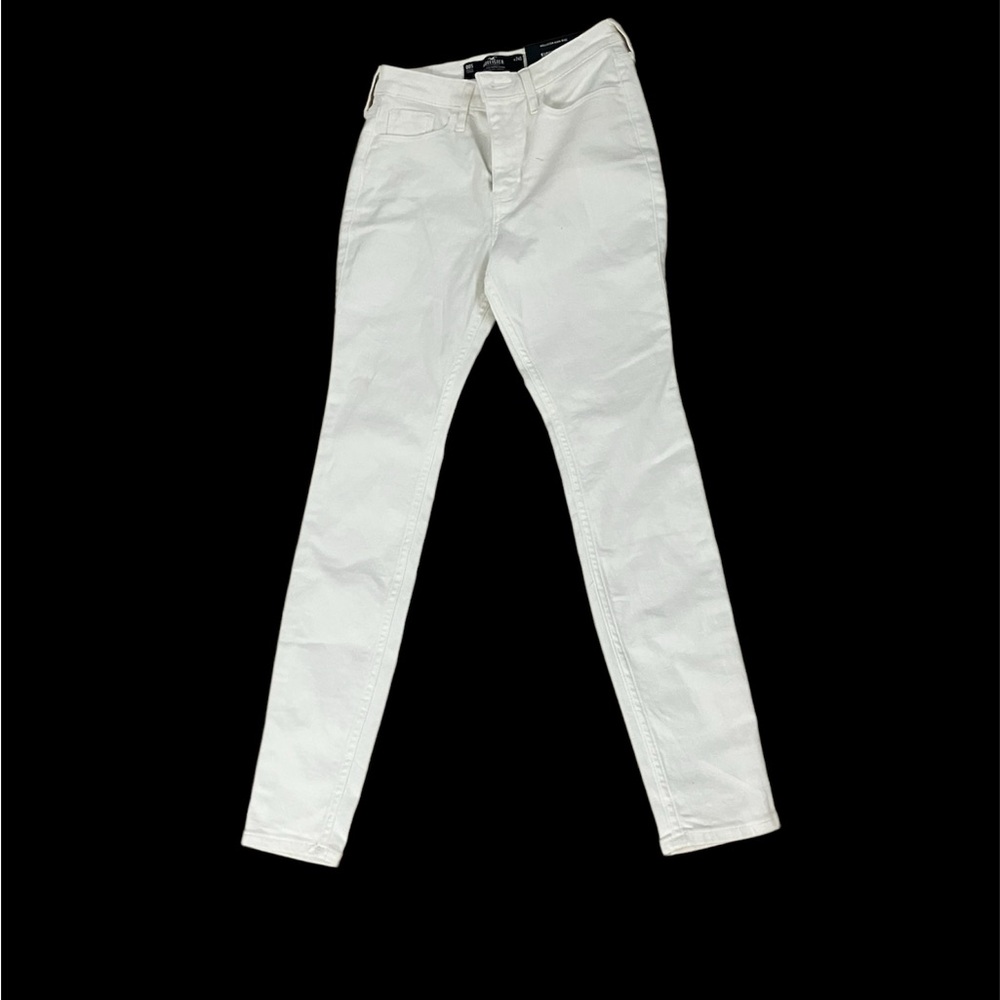 Hollister super skinny white jeans